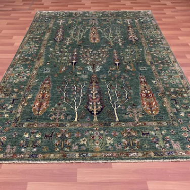 How do you clean area rugs?