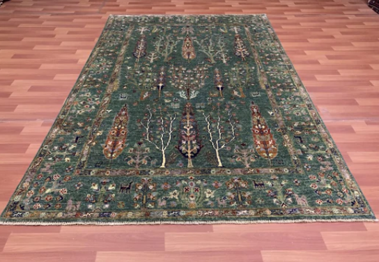 How do you clean area rugs?