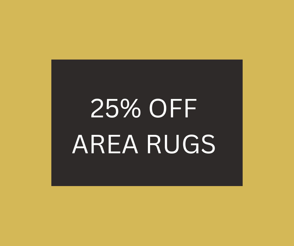 25% OFF Area Rugs Christmas Sale