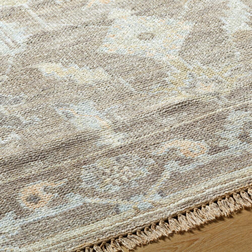 Antalya Handmade Wool Rug — Tan / Sage | ANT-2301