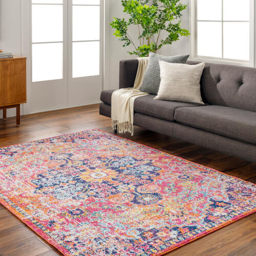 Livabliss Harput Machine Woven Rug — Multi / Orange | HAP-1062