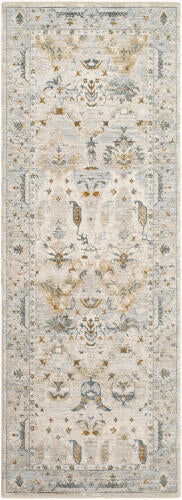 Livabliss  Dresden Machine Woven Rug — Ivory / Mist | DRE-2308