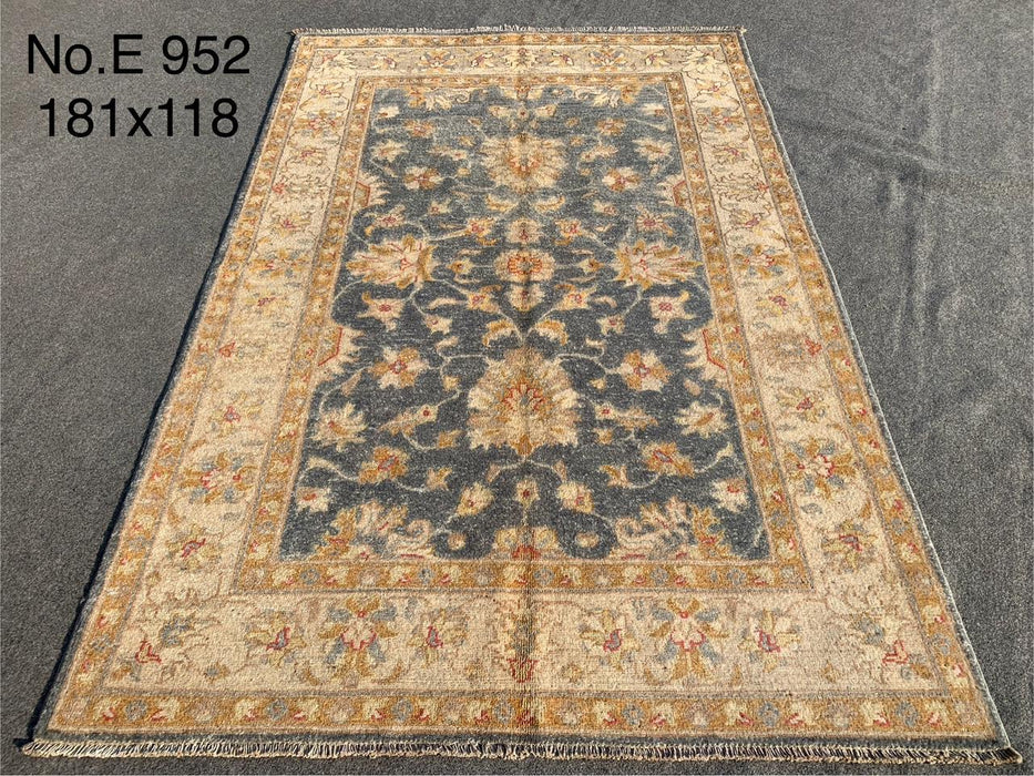 3’8” × 5’9” Genuine Hand-Knotted Wool Rug