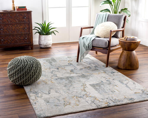 Livabliss Dresden Machine Woven Rug — Taupe / Multi | DRE-2301