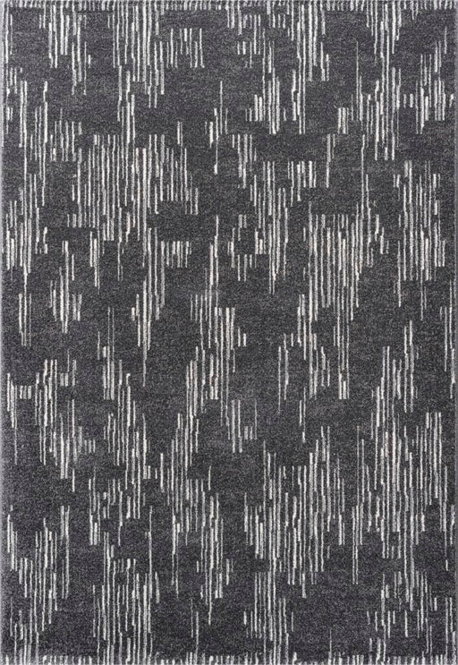 8'x10' Power-Loomed Contemporary Style Black/Grey Area Rug – KB Rugs