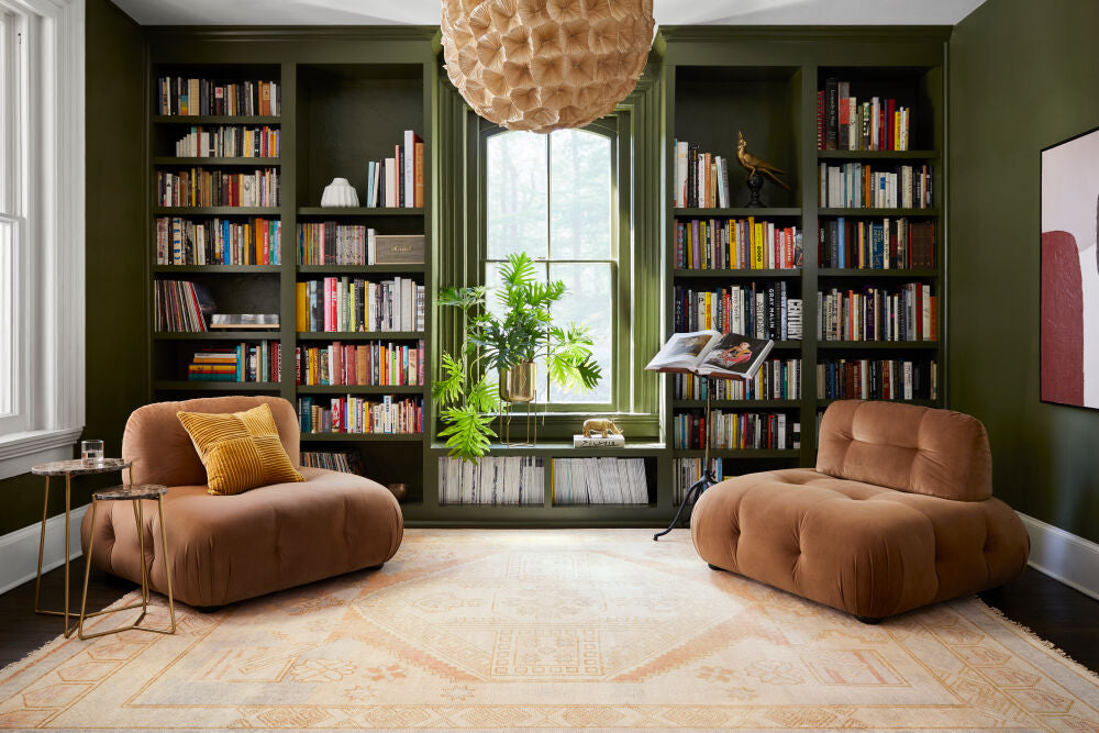 Anadolu Hand Knotted Rug — Blue / Pale Pink | AAU-2302