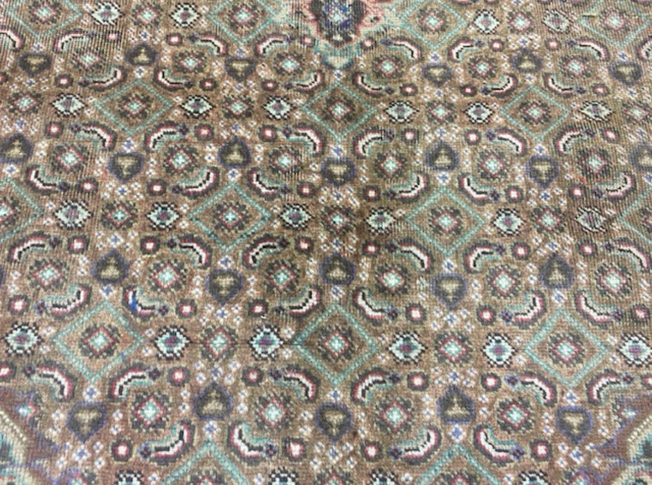 7'x10' Hand-Knotted Persian Green/Burgundy Area Rug – KB Rugs