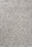 8'X10' High-Graded Polyester Transitional Style Area Rug- Brown/Grey (Power-Loomed)