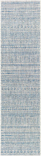 Livabliss Eagean Machine Woven Rug — Blue / Taupe | EAG-2306
