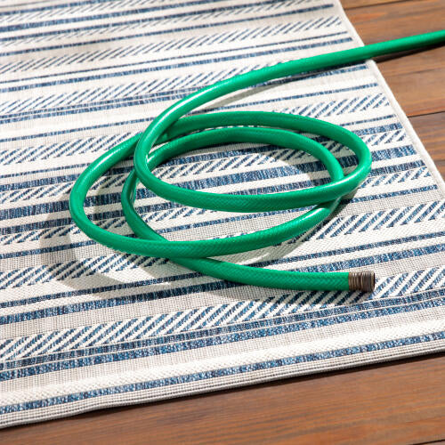 Livabliss Eagean Machine Woven Rug — Blue / Ivory | EAG-2337