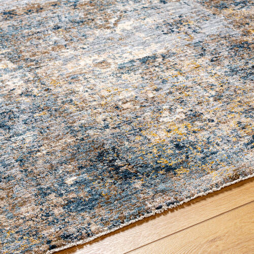 Livabliss Mirabel Machine Woven Rug — Taupe / Denim Multi | MBE-2303