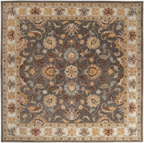 Caesar Handmade Wool Rug — Charcoal / Taupe | CAE-1005