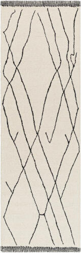 Arsenal Handmade Wool Rug — Cream / Black | ARL-2304