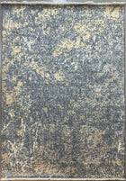 8'X10' Modern Hand-Knotted Tibetan Wool Area Rug- Golden/Grey