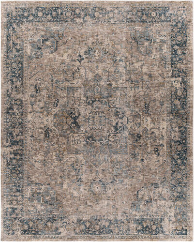 Livabliss  Mirabel Machine Woven Rug — Taupe / Denim | MBE-2312 - performance
