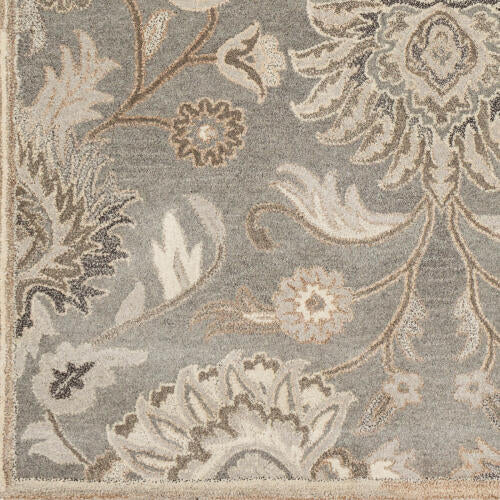 Caesar Handmade Wool Rug — Taupe / Ivory | CAE-1195
