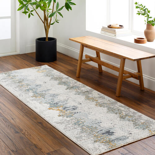 Livabliss Dresden Machine Woven Rug — Mist / Blue | DRE-2303