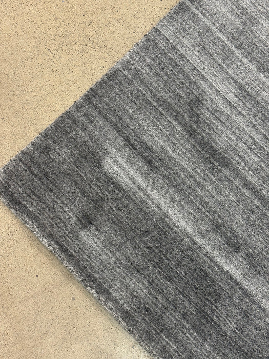 5'x8' Silverstone Hand Knotted Wool Area Rug - Silver/Grey