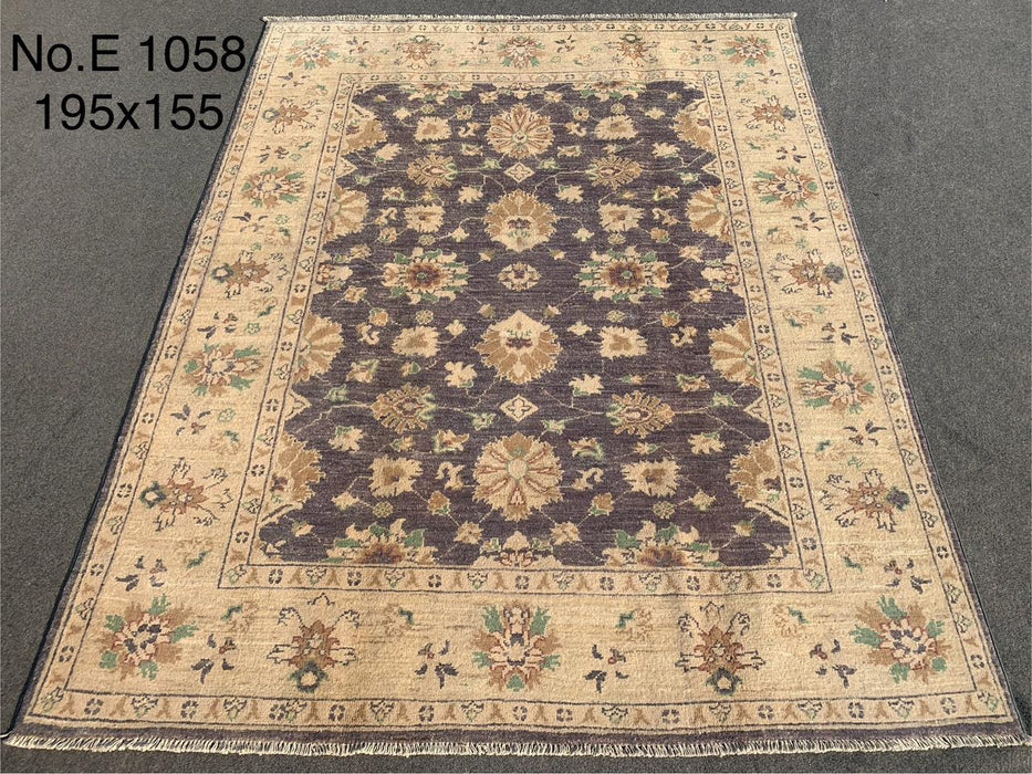 5’1 x 6’5 Hand-Knotted Chobi Rug