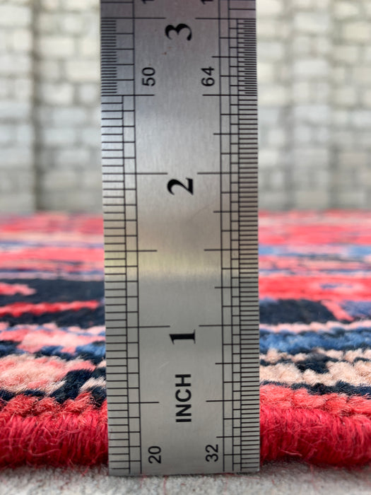 10'2 x 7'3 Hand-Knotted Persian Wool Rug - Coral Floral Medallion Design - KBHM-1000