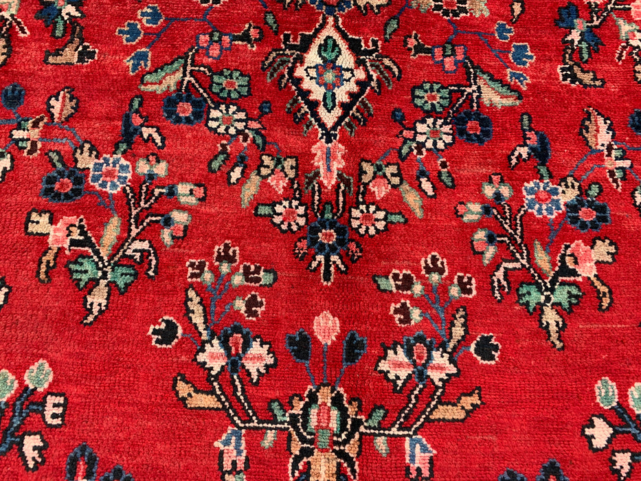 KBHM-1079 Hand-Knotted Persian Wool Rug – 11'7" x 8'8" Red, Blue & Ivory Traditional Area Rug
