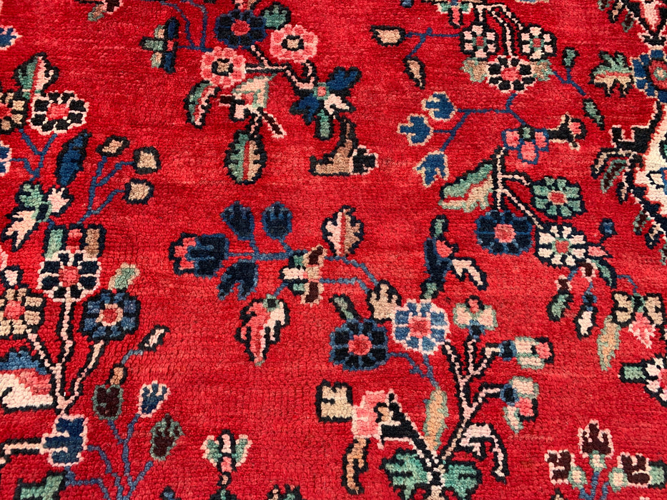 KBHM-1079 Hand-Knotted Persian Wool Rug – 11'7" x 8'8" Red, Blue & Ivory Traditional Area Rug