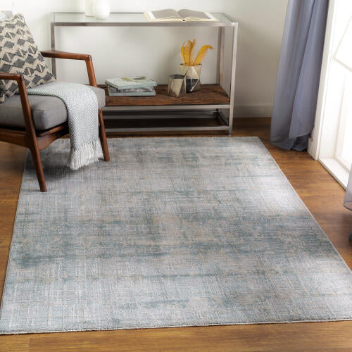 Brunswick Machine Woven Rug — Ice Blue / Taupe| BWK-2301
