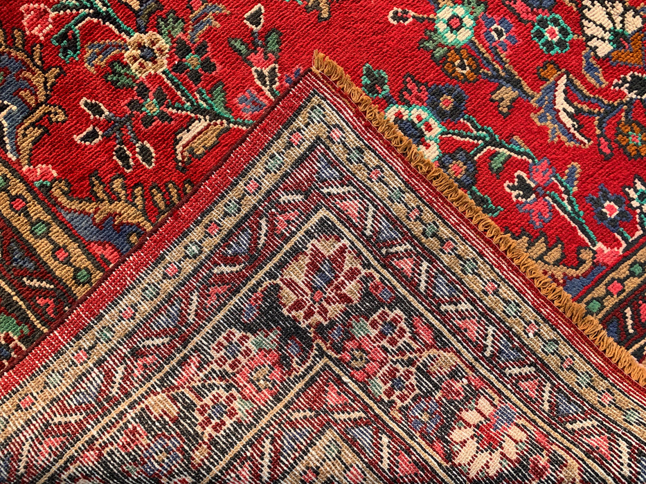 9'10 x 7'0 Red Blue Hand-Knotted Persian Wool Rug – KBHM-1122