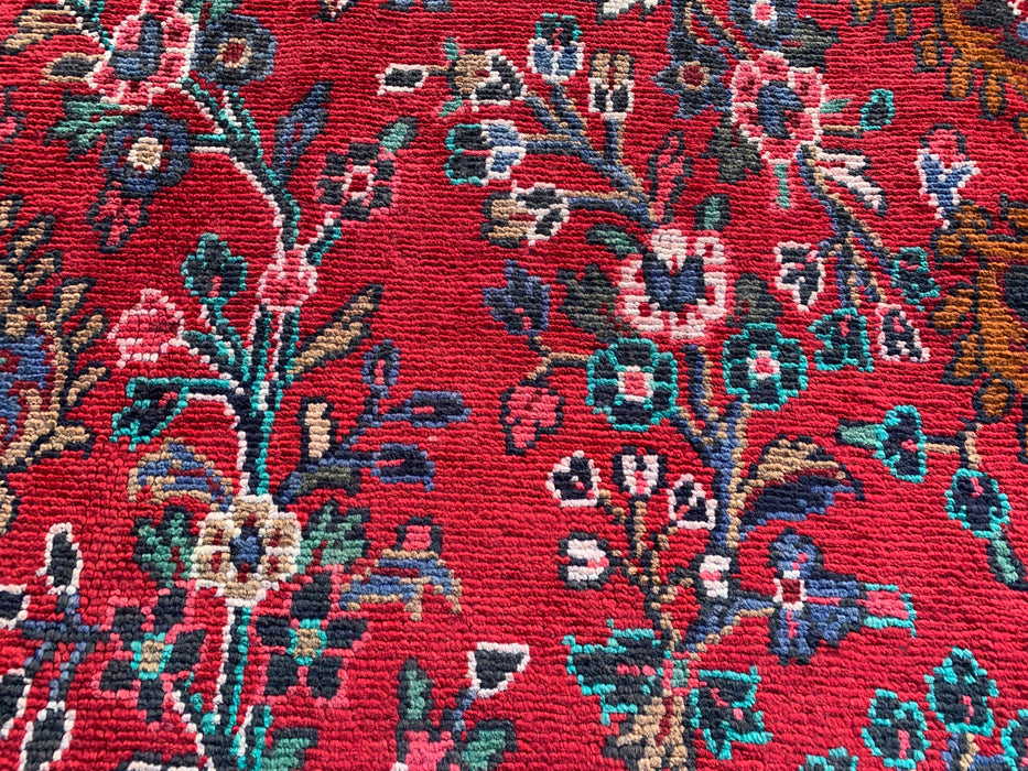 9'10 x 7'0 Red Blue Hand-Knotted Persian Wool Rug – KBHM-1122