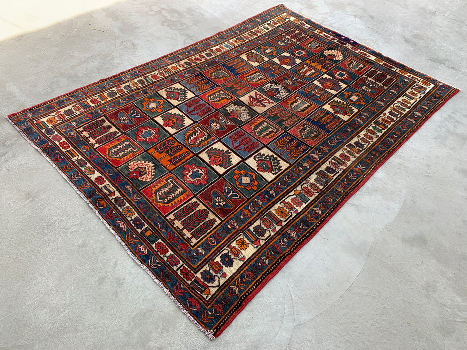 Hand-Knotted Persian Wool Rug 9'4 x 6'6 KBHM-1127