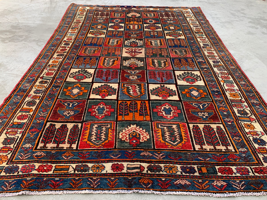 Hand-Knotted Persian Wool Rug 9'4 x 6'6 KBHM-1127
