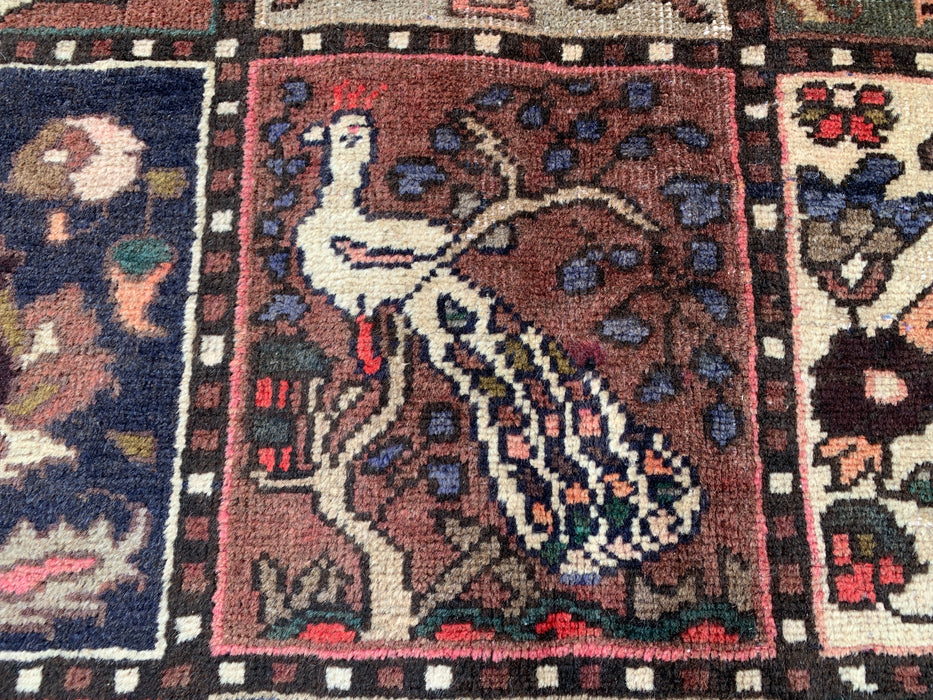 KBHM-1141 Hand-Knotted Persian Wool Rug – 10'1" x 6'8" Multicolor Garden Panel Area Rug