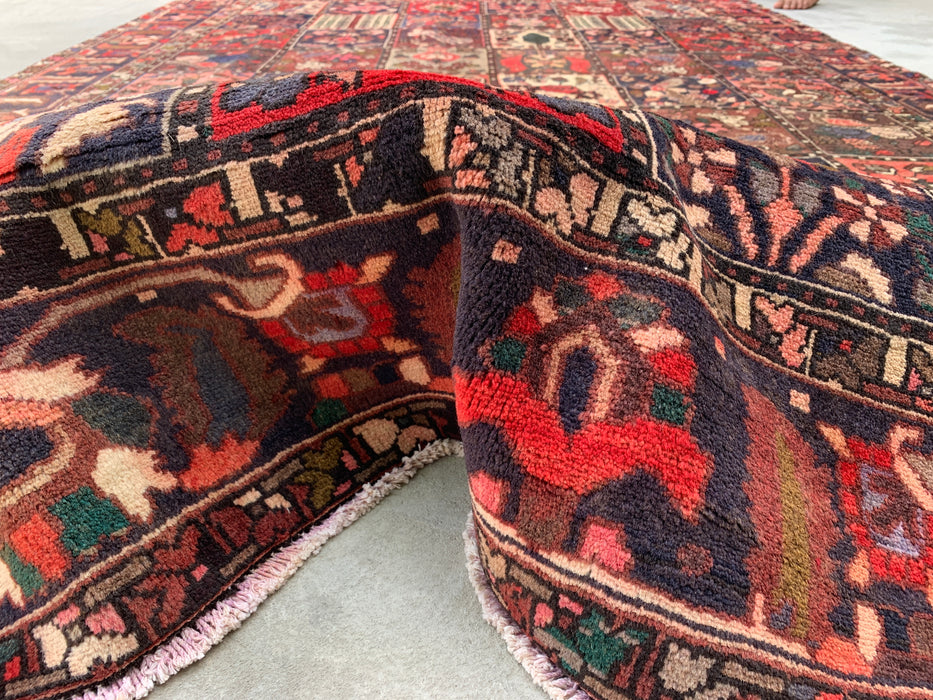 KBHM-1141 Hand-Knotted Persian Wool Rug – 10'1" x 6'8" Multicolor Garden Panel Area Rug