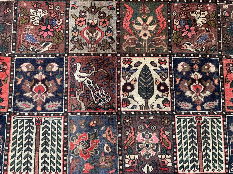 KBHM-1141 Hand-Knotted Persian Wool Rug – 10'1" x 6'8" Multicolor Garden Panel Area Rug