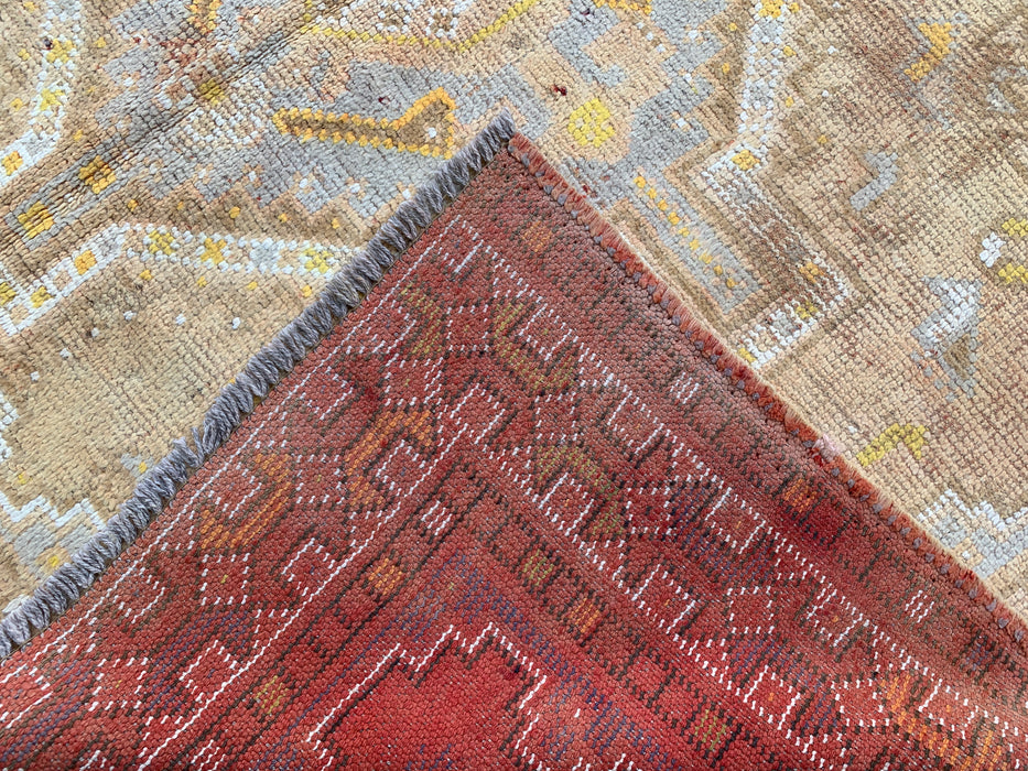 Hand-Knotted Persian Wool Rug 7'10 x 5'1 Beige, Ivory & Soft Yellow Tribal Medallion Area Rug - KBHM-1173