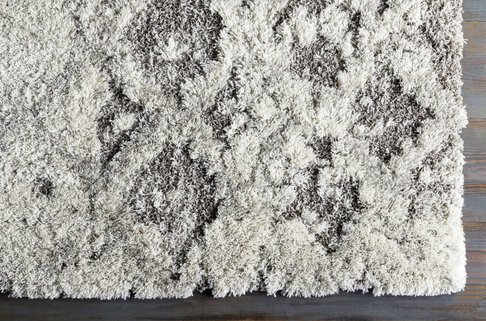 Alta Shag Machine Woven Rug — Off-White / Gray | ASG-2305