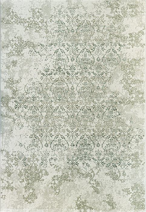 8'x10' Power-Loomed Transitional Style Green/Grey Area Rug – KB Rugs