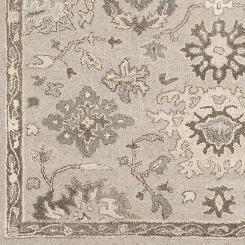 Caesar Handmade Wool Rug — Gray / Taupe | CAE-1197