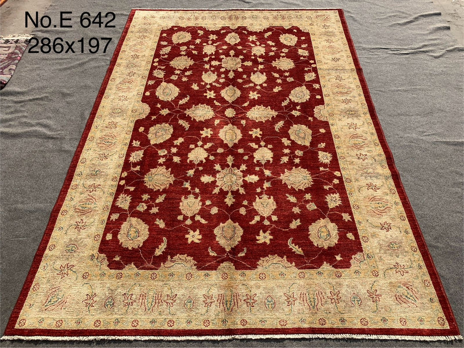 6’6″ × 9’5″ Hand-Knotted Afghan Chobi Wool Rug