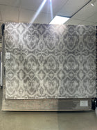 8'X10' Bamboo Silk Transitional Style Area Rug- Grey/Ivory (Power-Loomed)