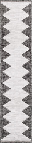 Livabliss  Eagean Machine Woven Rug — Charcoal / Ivory | EAG-2356