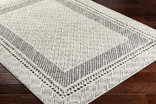 Livabliss Freud Machine Woven Rug — Ivory / Charcoal | FEU-2301