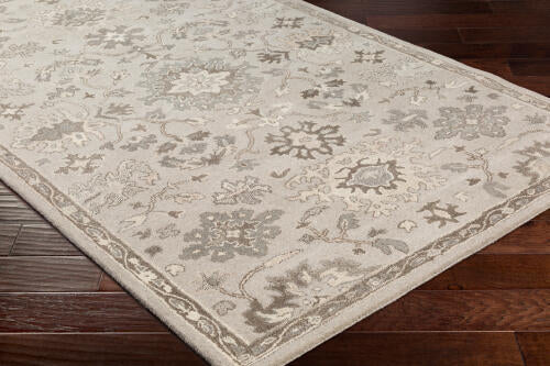 Caesar Handmade Wool Rug — Gray / Taupe | CAE-1197