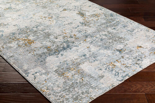 Livabliss Dresden Machine Woven Rug — Soft Teal / Taupe | DRE-2302