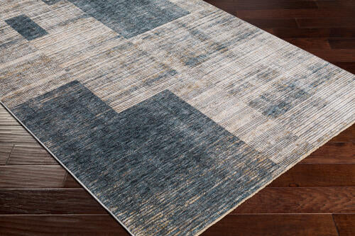 Livabliss Cardiff Machine Woven Rug — Blue / Gray | CDF-2312