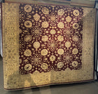 8'X10' Hand-Knotted Chobi Wool Area Rug - Beige/Burgundy