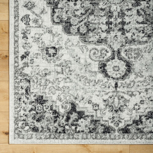Livabliss  Harput Machine Woven Rug — Gray / Ivory | HAP-1061