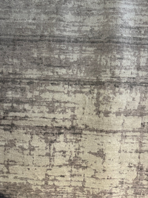 9'x12' Hand-Knotted Eurofa Silk Grey/Ivory Area Rug – KB Rugs