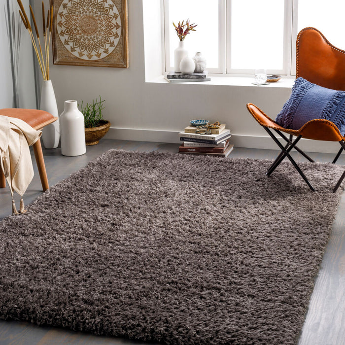 Angora Machine Woven Rug — Charcoal | ANG-2300