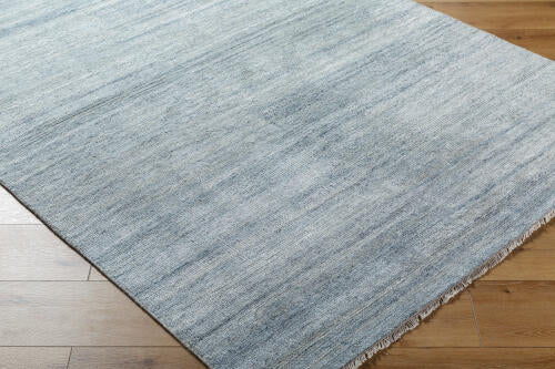 Epic Handmade Wool Rug — Metallic Silver / Oatmeal | EPI-2301